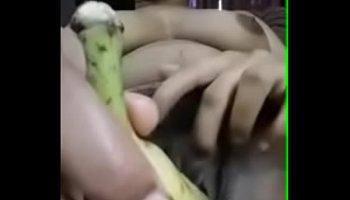 Unsatisfied bangladeshi bhabi wth banana